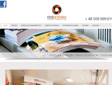 Tablet Screenshot of fotoniesporek.com